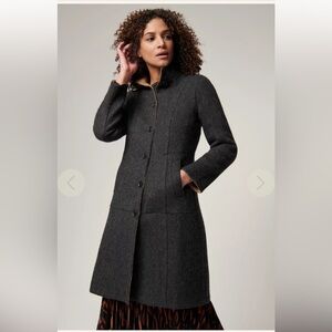The Overland Selma is a reversible alpaca/merino wool long coat, elegant & warm
